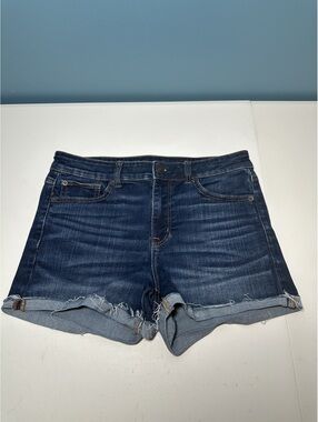 American Eagle Hi-Rise Shortie Denim Shorts Size 10